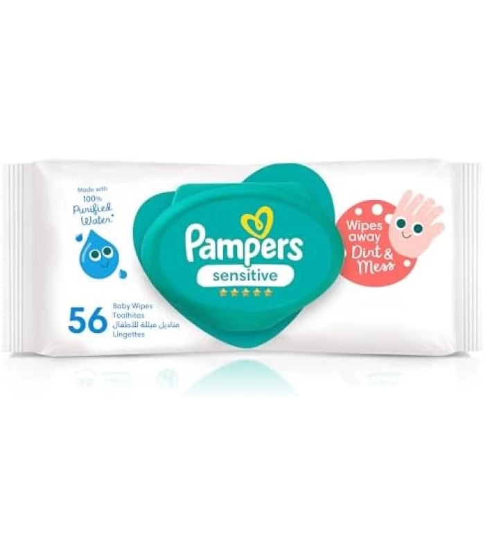 Pampers Sensitive Protect, 56 Wipes
