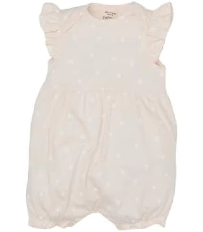 DeFacto Baby Girls Regular Fit Envelope Neck Short SleeveKnitted Overalls C4369A5 Overalls