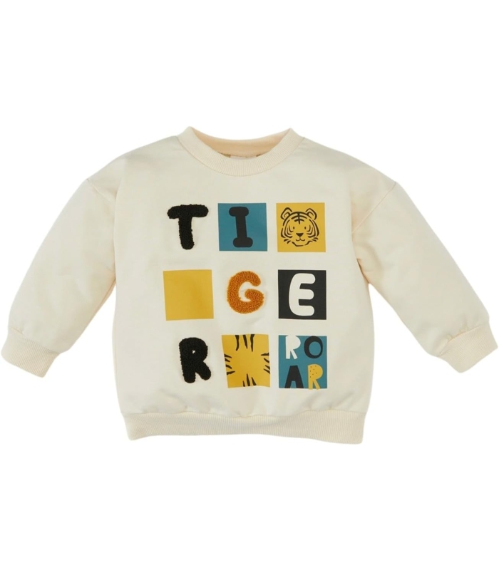 DeFacto baby-boys Knitted Regular Fit Bike Neck Long Sleeve D2934A5 Sweatshirt